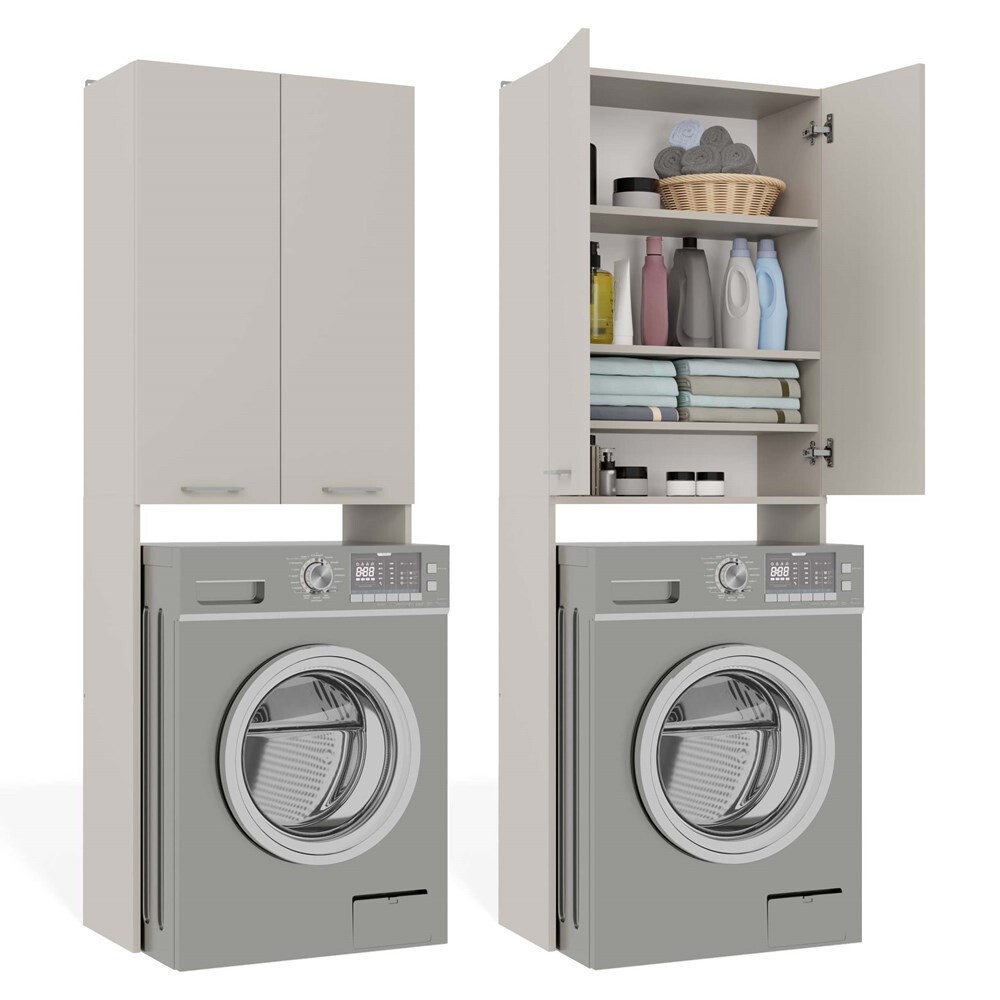 Koupelnová skříňka nad pračku POLA DD kašmírová