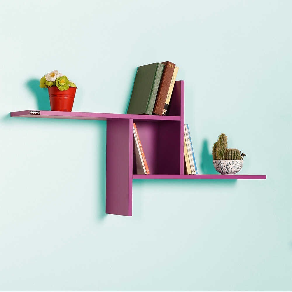 Nástěnná polička RAF 100x50 cm fialová