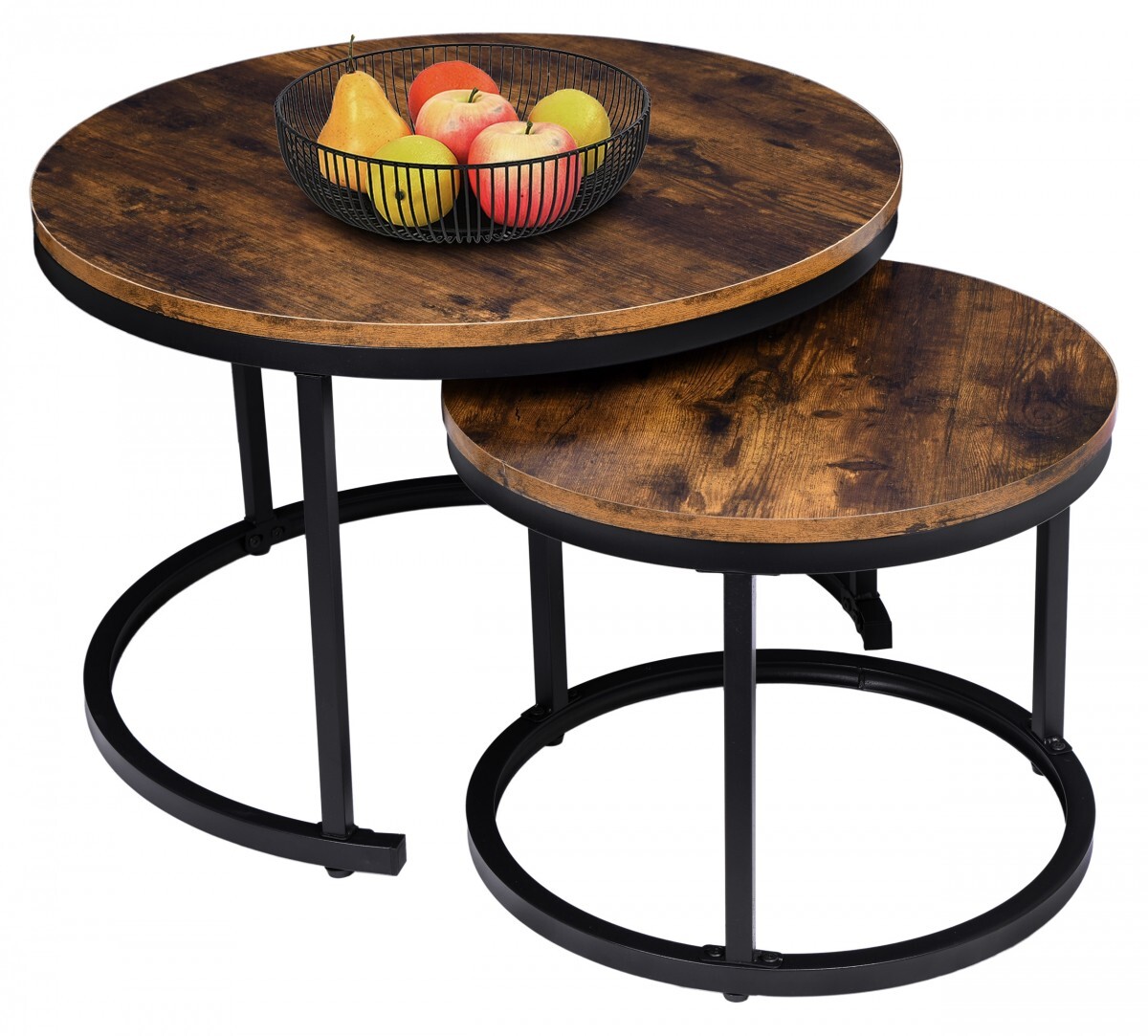 Sada stolov GALEN starý dub/čierna