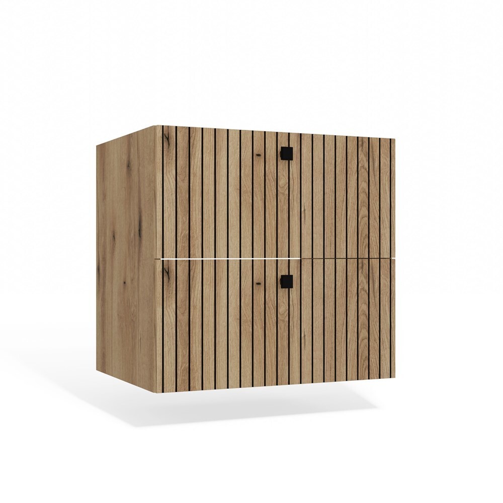 Závěsná skříňka pod umyvadlo TIGO 2S 60 cm dub evoke