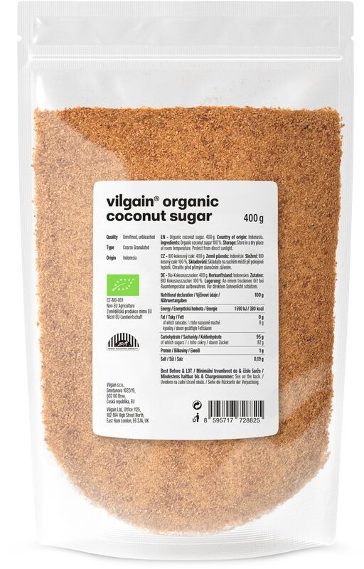 Vilgain Kokosový cukor BIO – 400 g