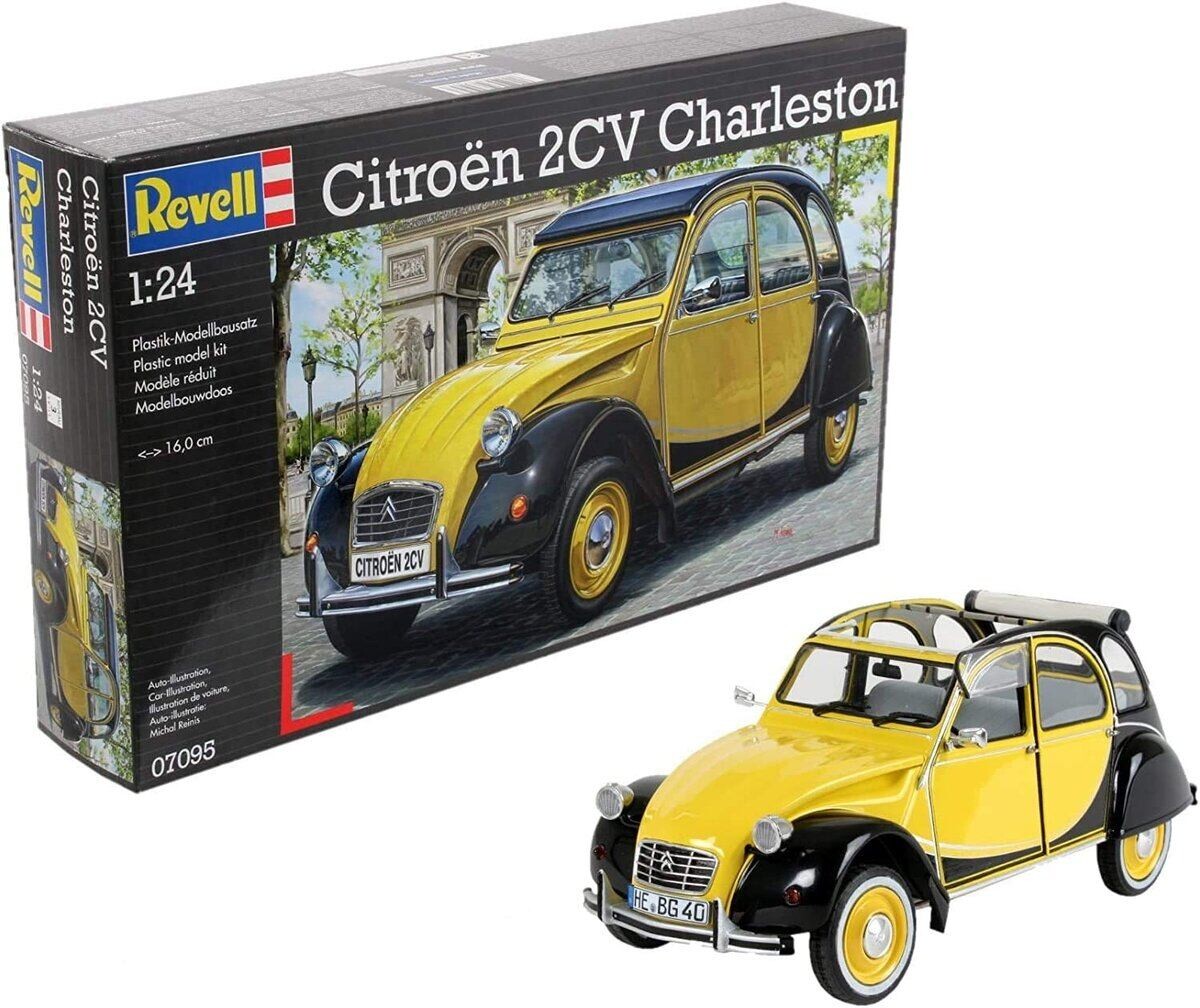 CO 18-3976 Plastic ModelKit auto 07095 - Citroen 2CV (1:24) - poškodený obal