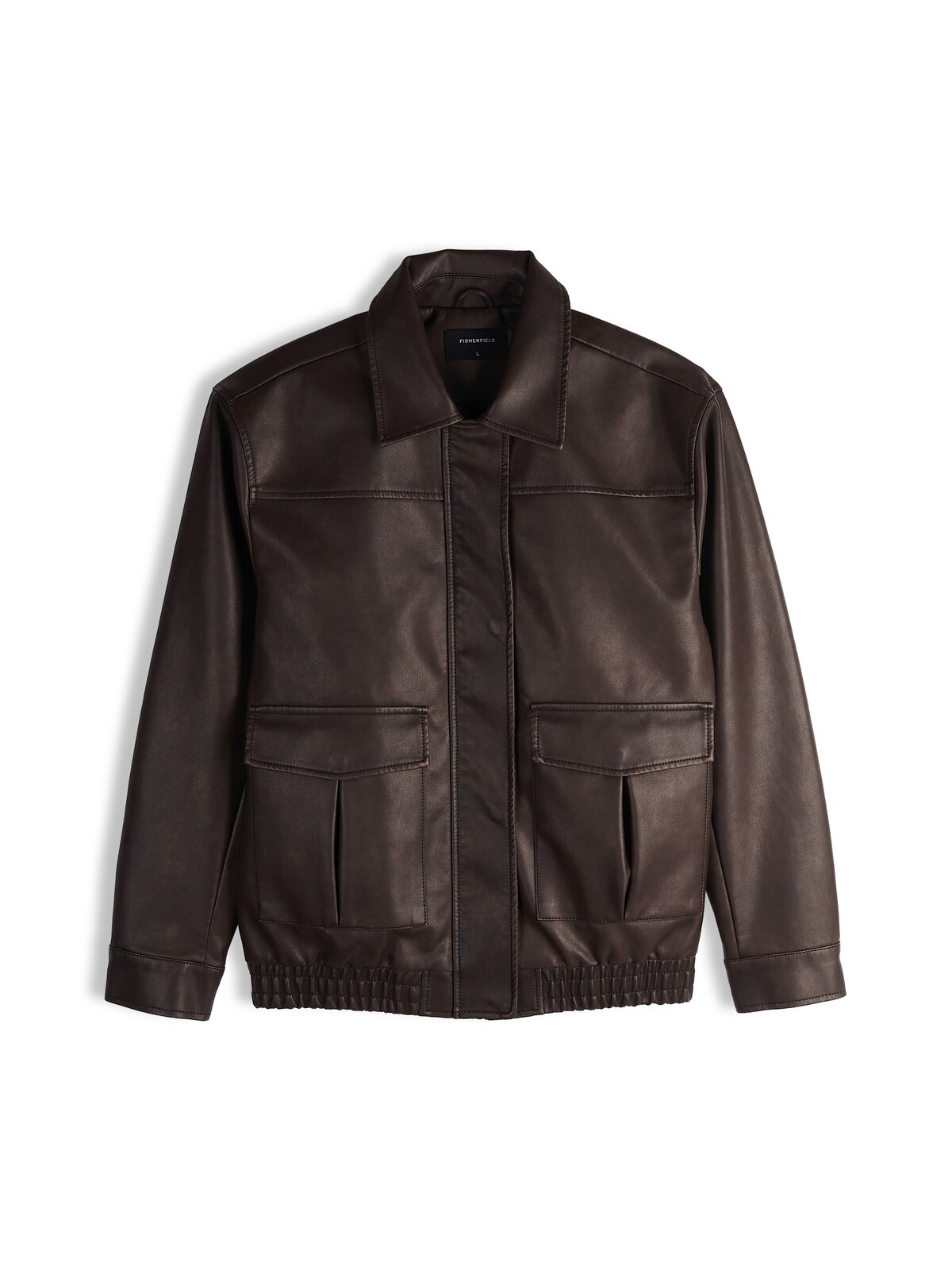 GATE Koženková bunda s golierom