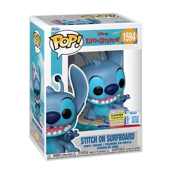 POP! Disney: Stitch on Surfboard (Lilo & Stitch) Convention Special Edition POP-1594