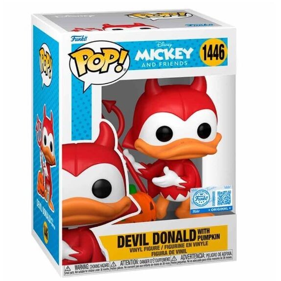 POP! Disney: Devil Donald with Pumpkin (Mickey and Friends) Special Edition POP-1446