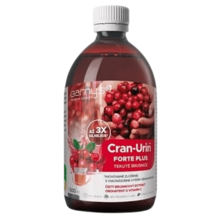 BARNY'S Cran-Urin Forte Plus tekuté brusnice 500 ml