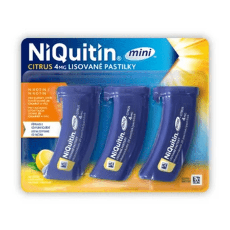 NiQuitin Mini Citrus 4 mg 60 pastiliek
