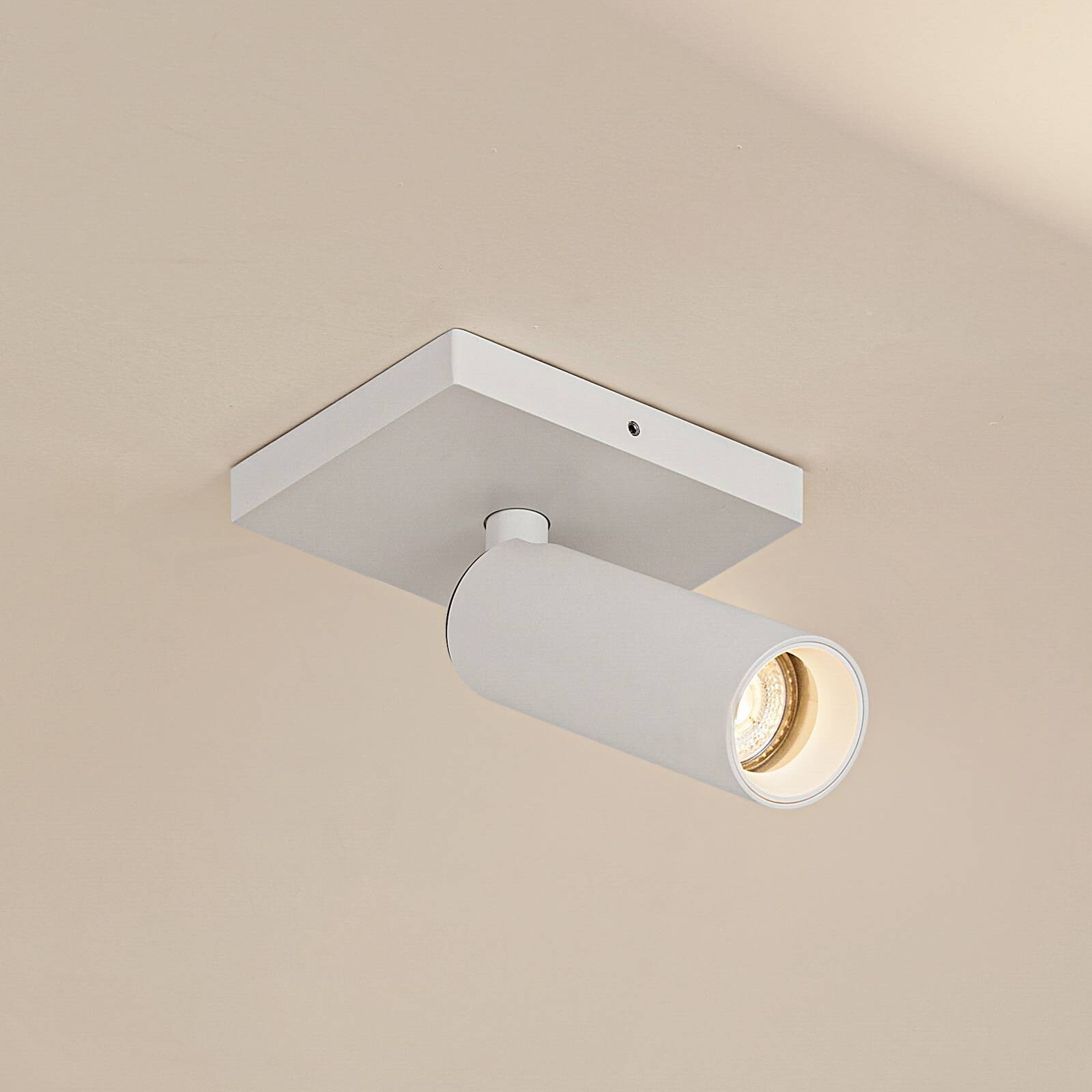 Arcchio stropné bodové svetlá Brinja Slim, biele, 1-pl., GU10 MR11