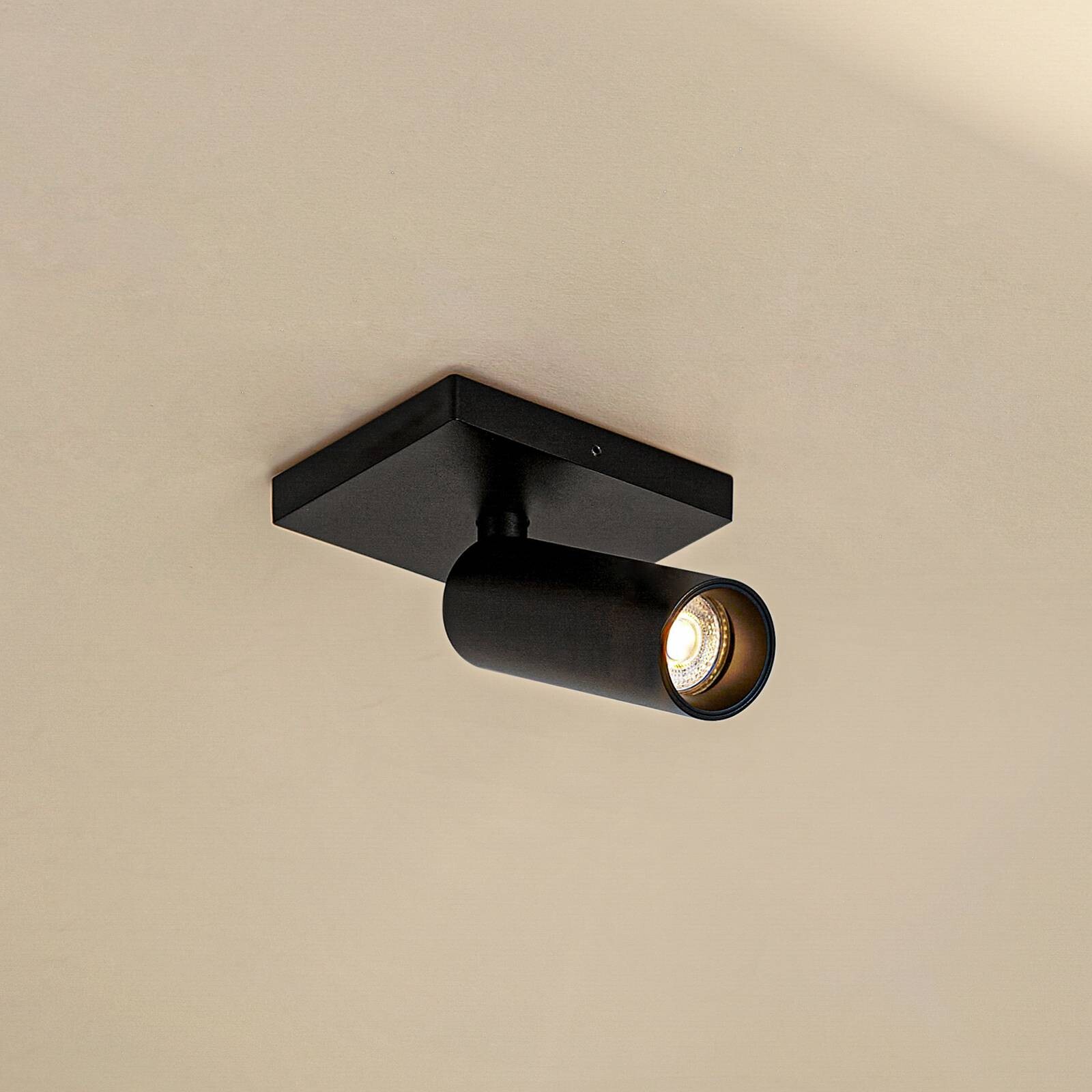 Arcchio Stropné bodové svetlá Brinja Slim, čierne, 1-pl. GU10 MR11