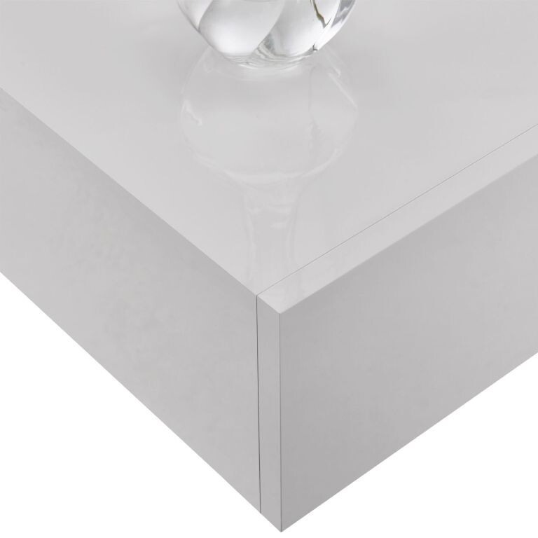 Nástenné nočné stolíky, 2 ks, biele, 46x30x15 cm