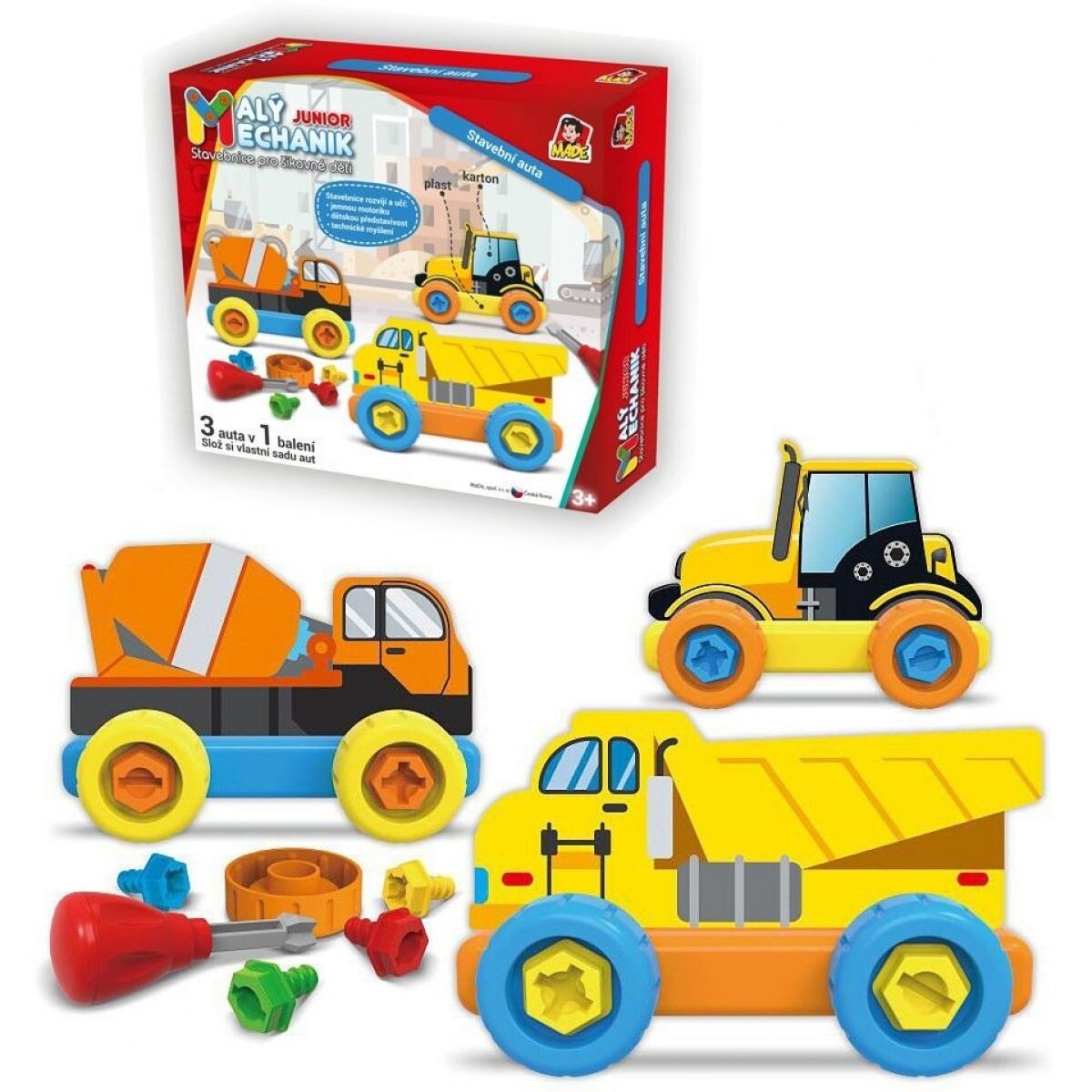 Made Malý mechanik  Junior stavebné autá