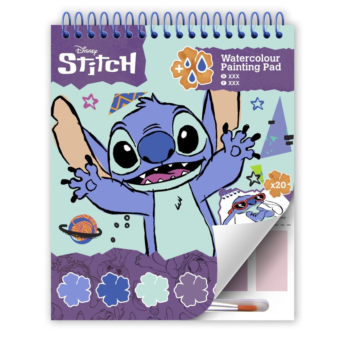 Lilo a Stitch blok s omaľovánkami a farbami