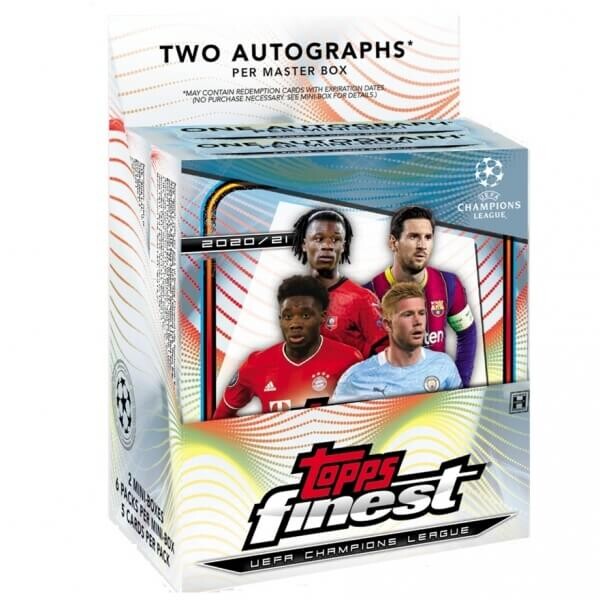 Topps 2020-2021 Topps Champions League Finest Soccer UEFA Hobby Box