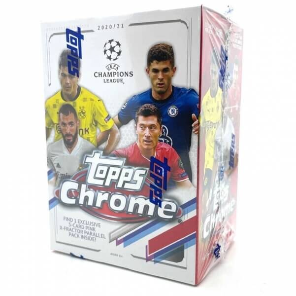Panini 2020-2021 Topps UEFA Champions League Chrome Value Box - futbalové karty
