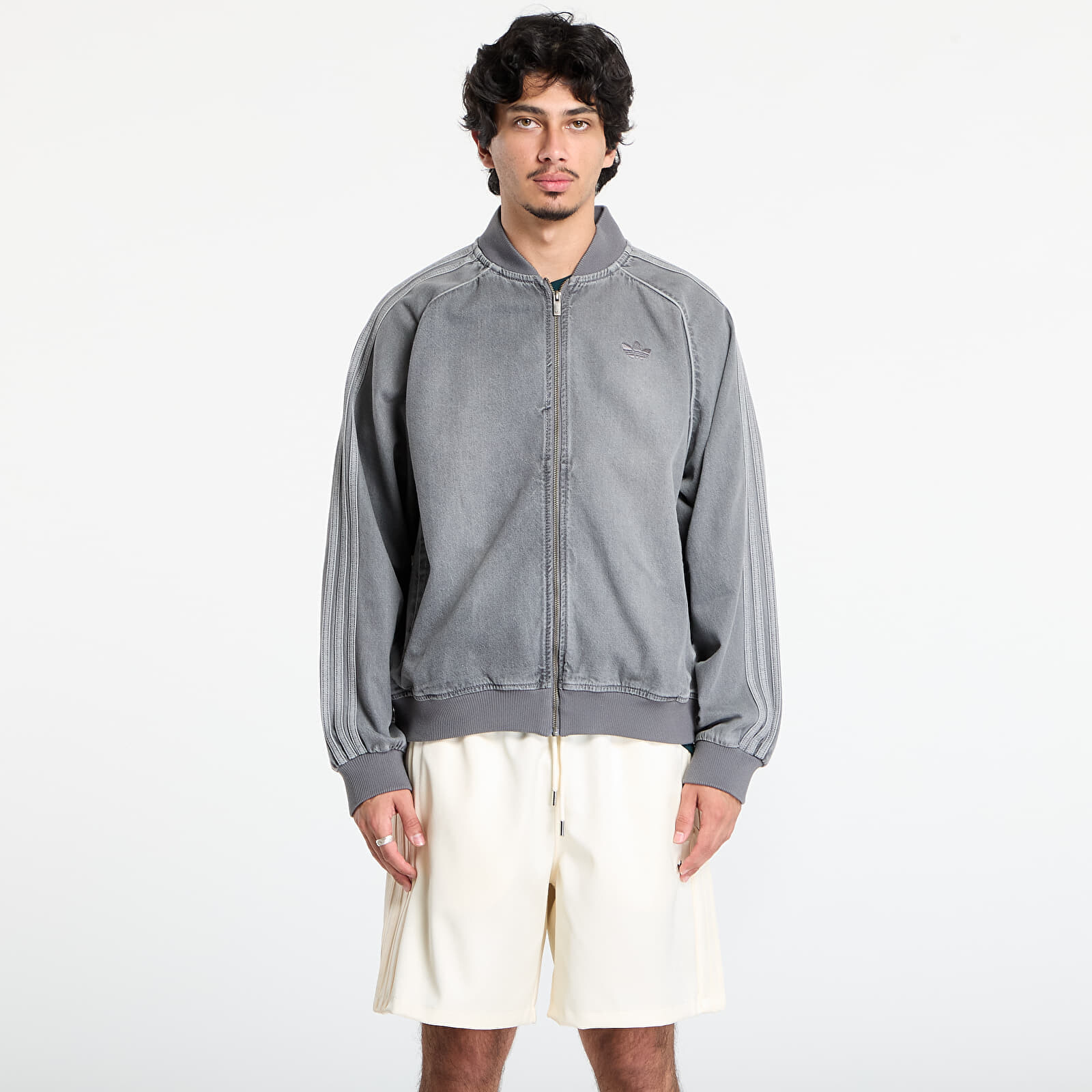 Bunda adidas SST Adicolor Loose Denim Jacket Light Denim L