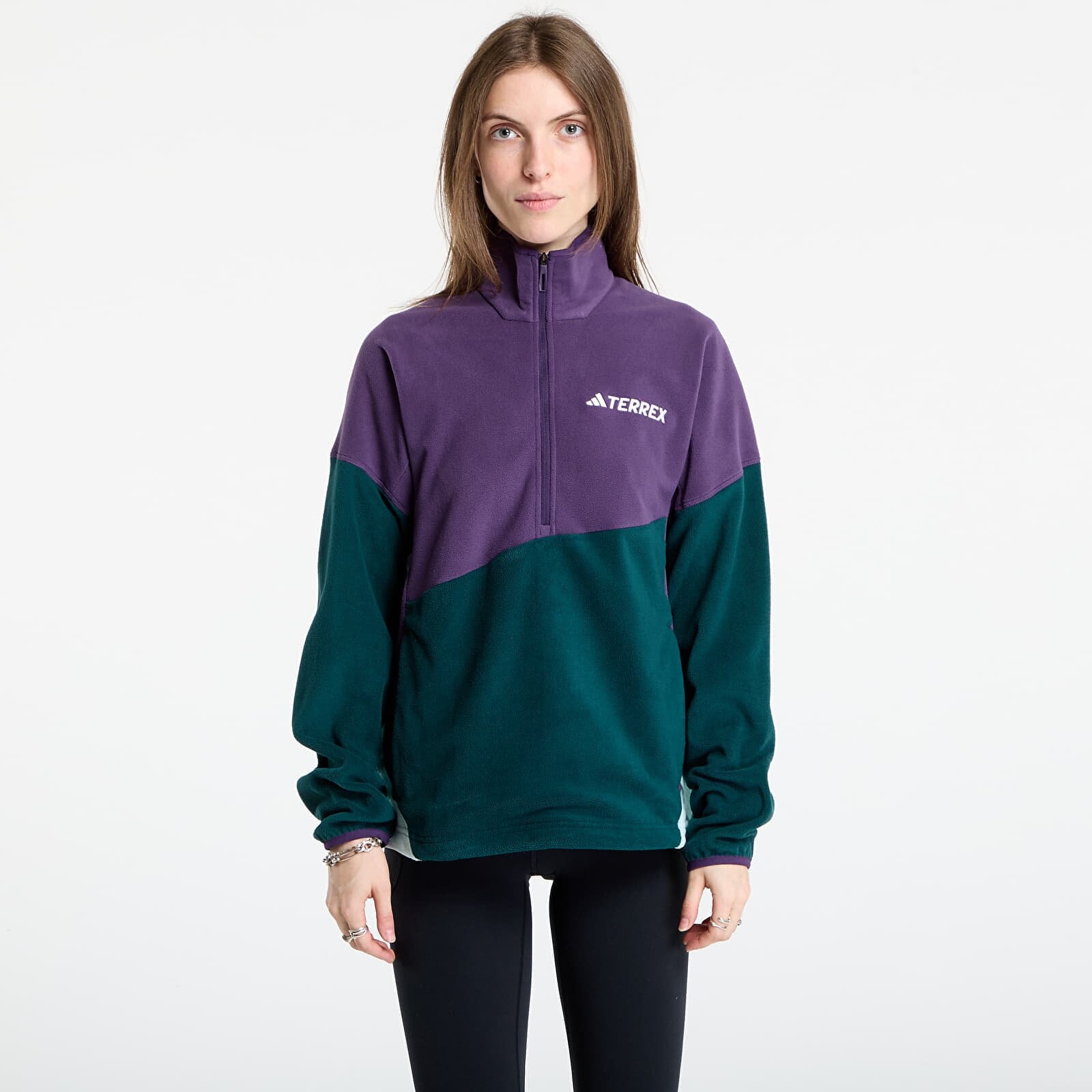 Bunda adidas Terrex Multi Climawarm Fleece Anorak Aurora Plum L