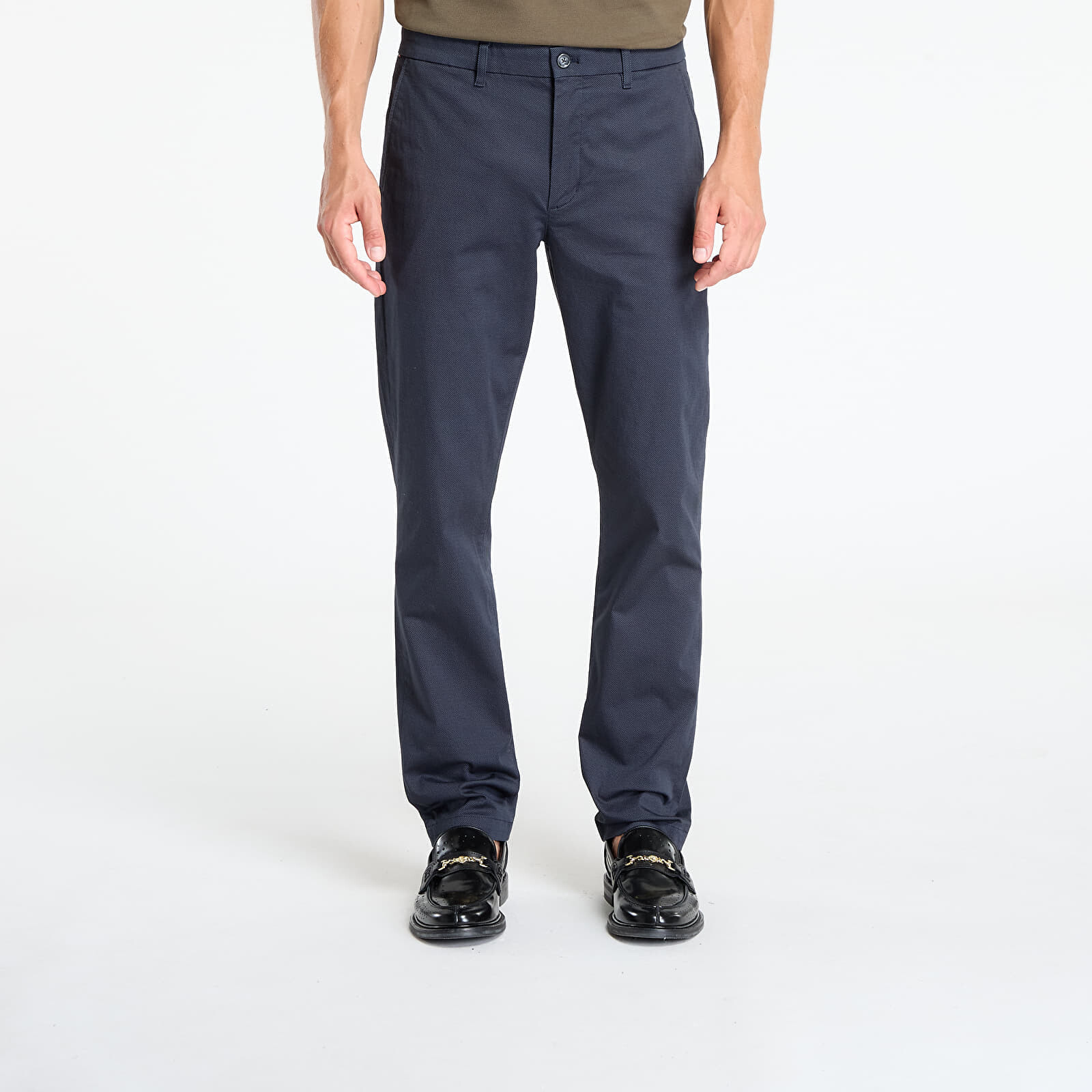 Kalhoty Tommy Hilfiger Denton Printed Structure Chino Navy W33/L32