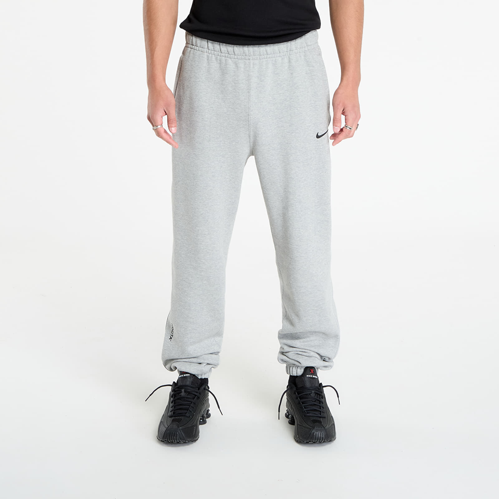 Kalhoty Nike x NOCTA Fleece CS Sweatpants Dk Grey Heather/ Matte Silver/ Black L