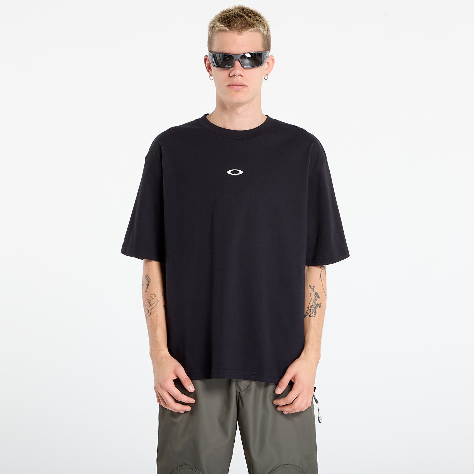 Tričko Oakley Enhance Qdc Ss Tee Grip 4.0 Blackout L