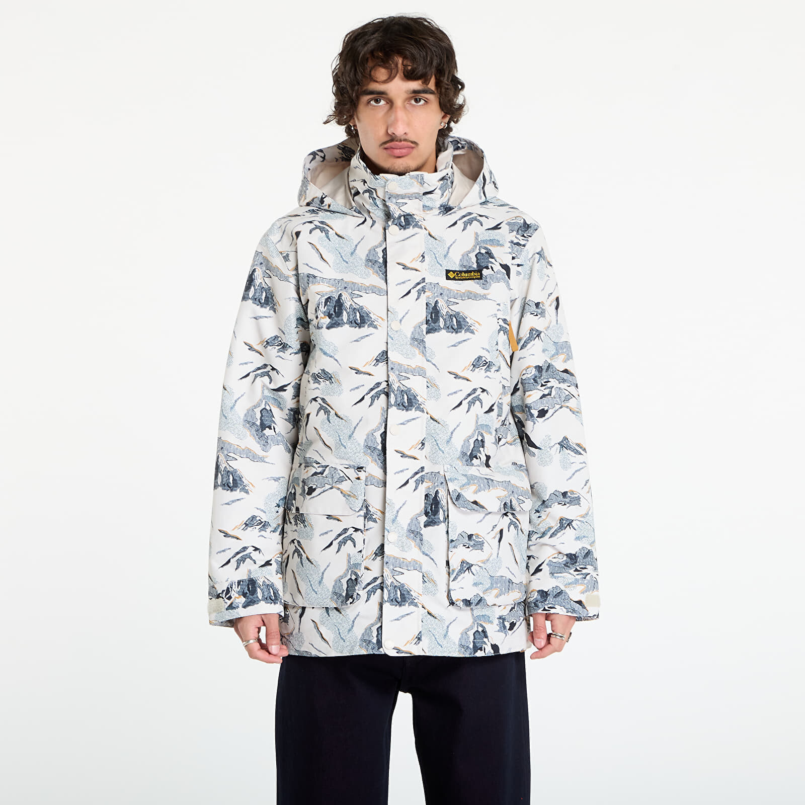 Bunda Columbia High Cascades™ Interchange Reversible Bomber Jacket Dark Stone Skylines L