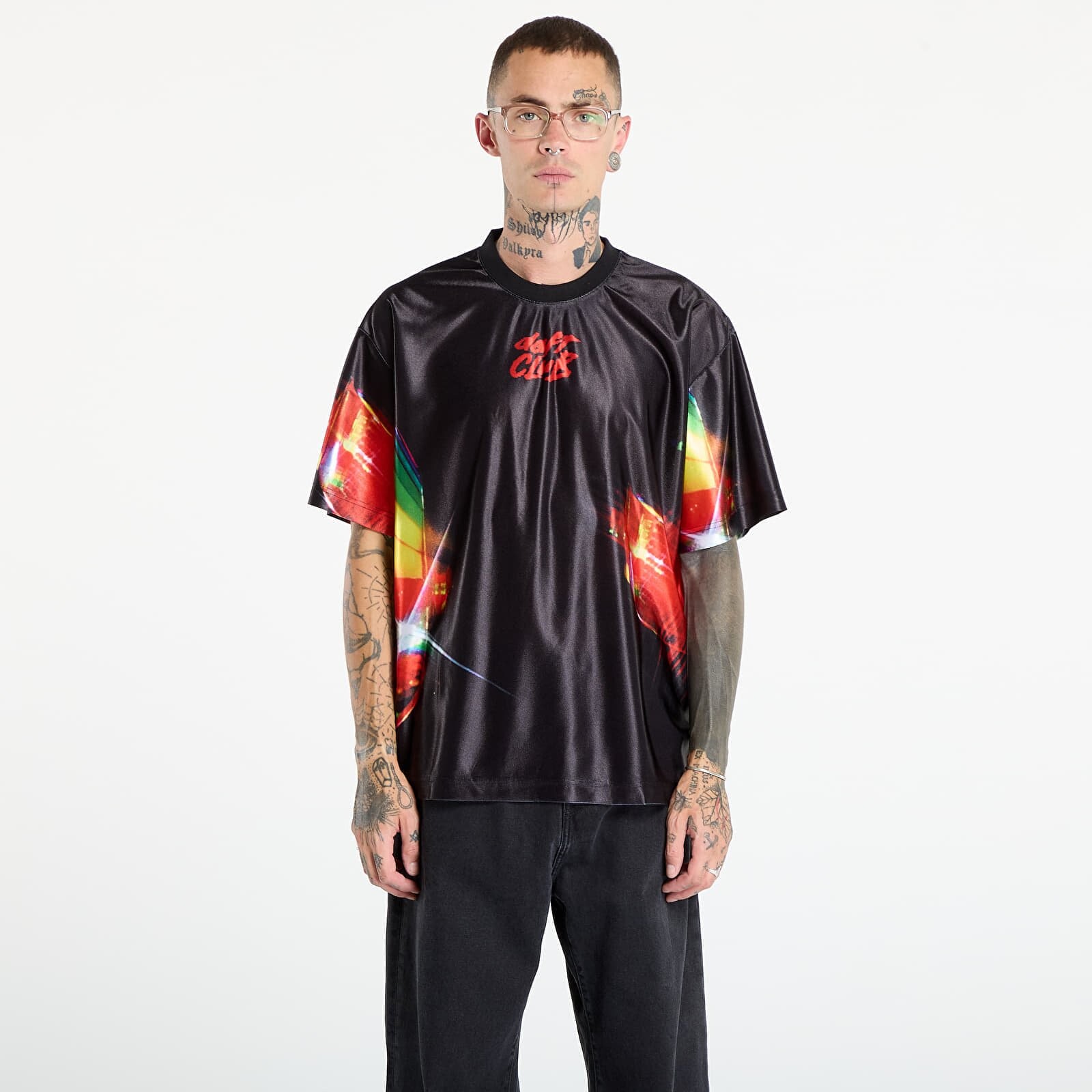 Tričko PLEASURES Daft Club Sport Shirt Black L