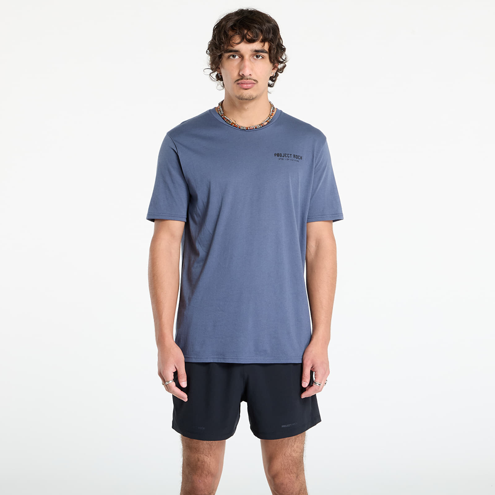 Tričko Under Armour Project Rock Q3 SS Grey L