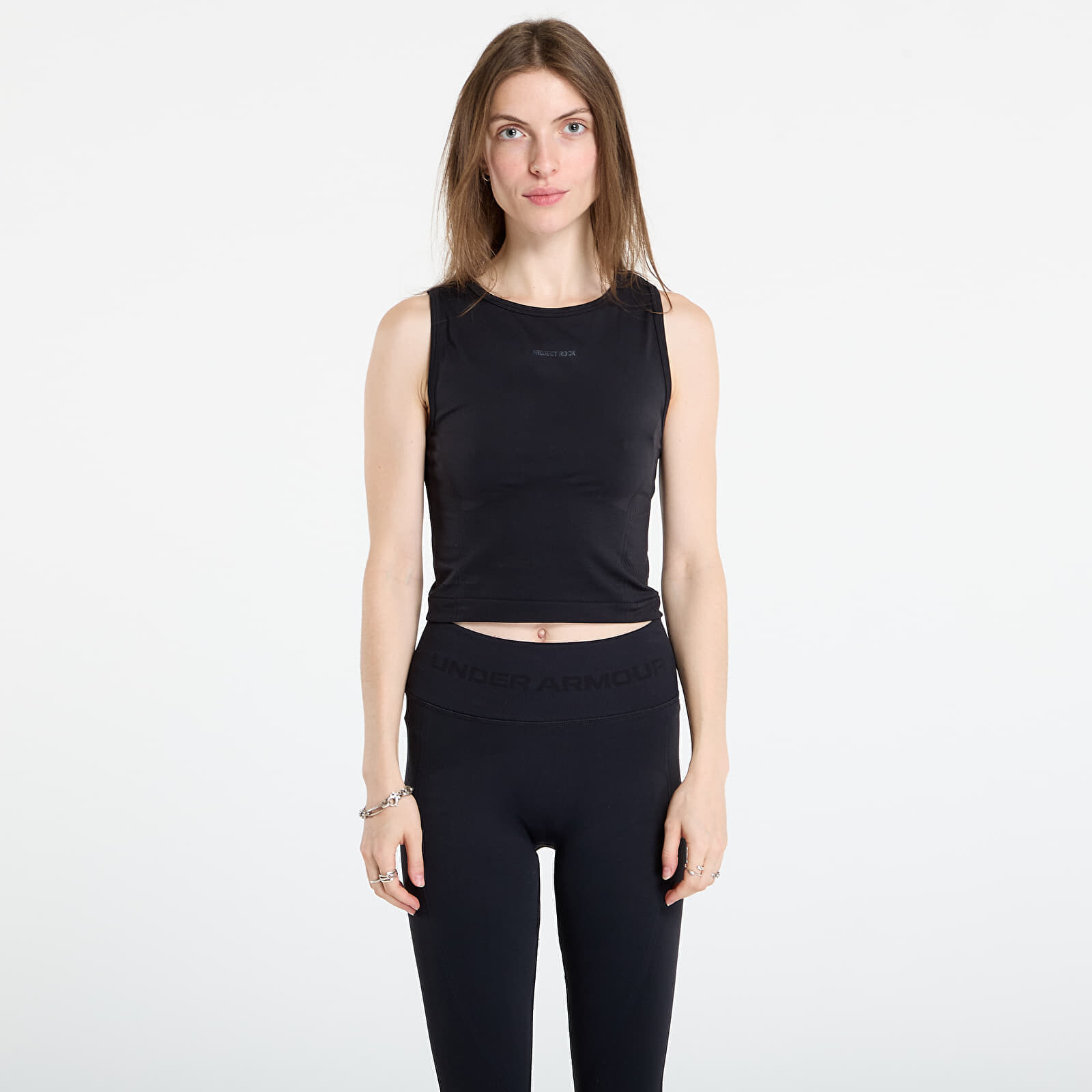 Under Armour Project Rock Seamless Tank Black L