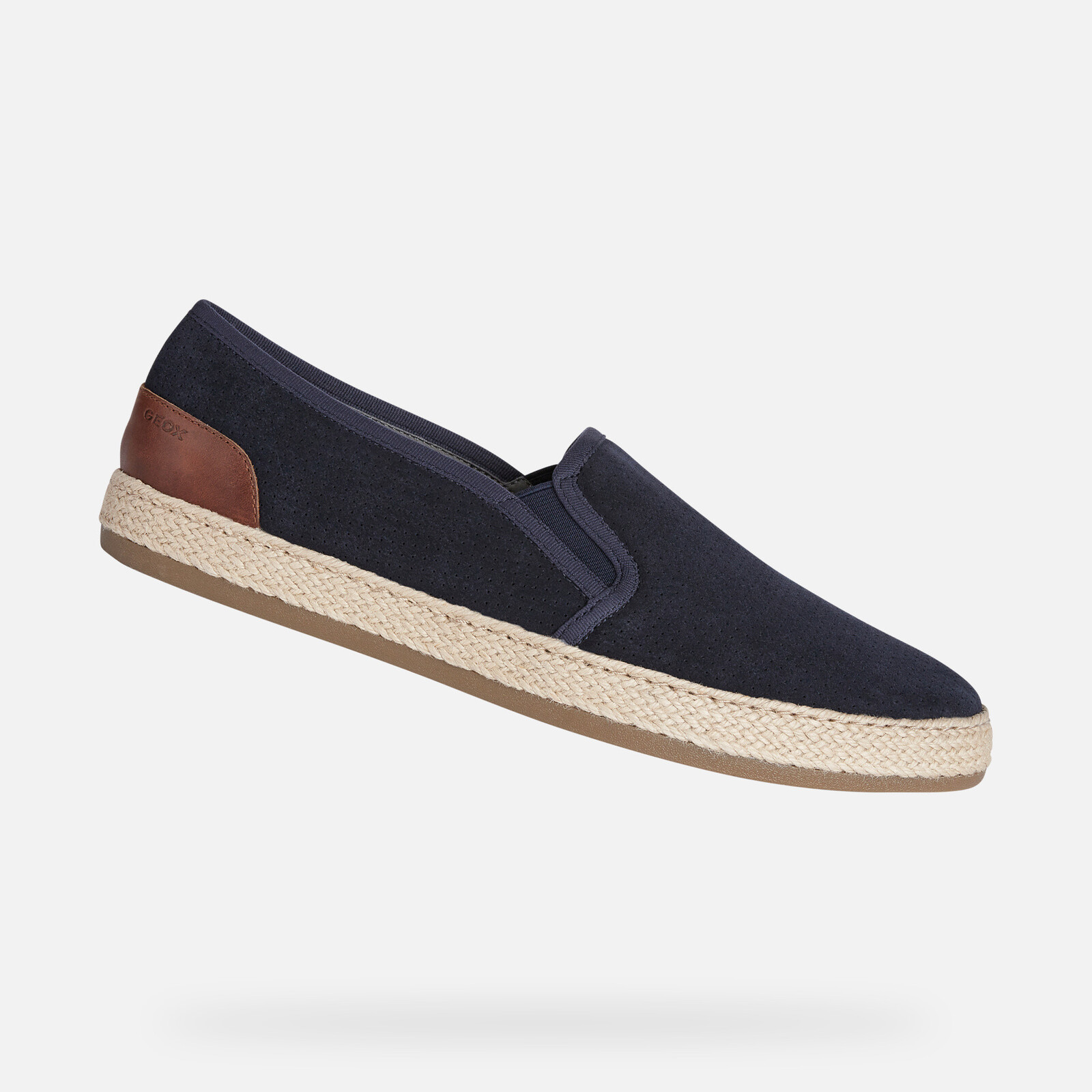 Dark blue men's slip on sneakers Geox Pantelleria - Men's