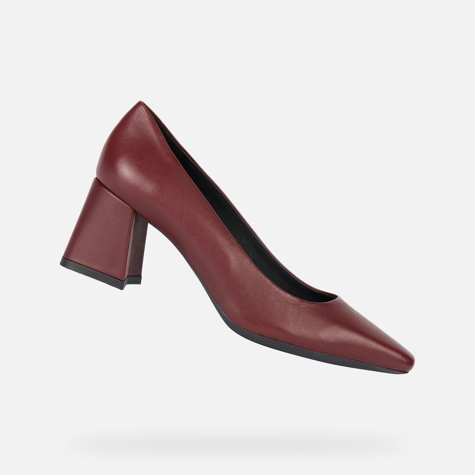 Burgundy women's pumps Geox Giselda - Women's