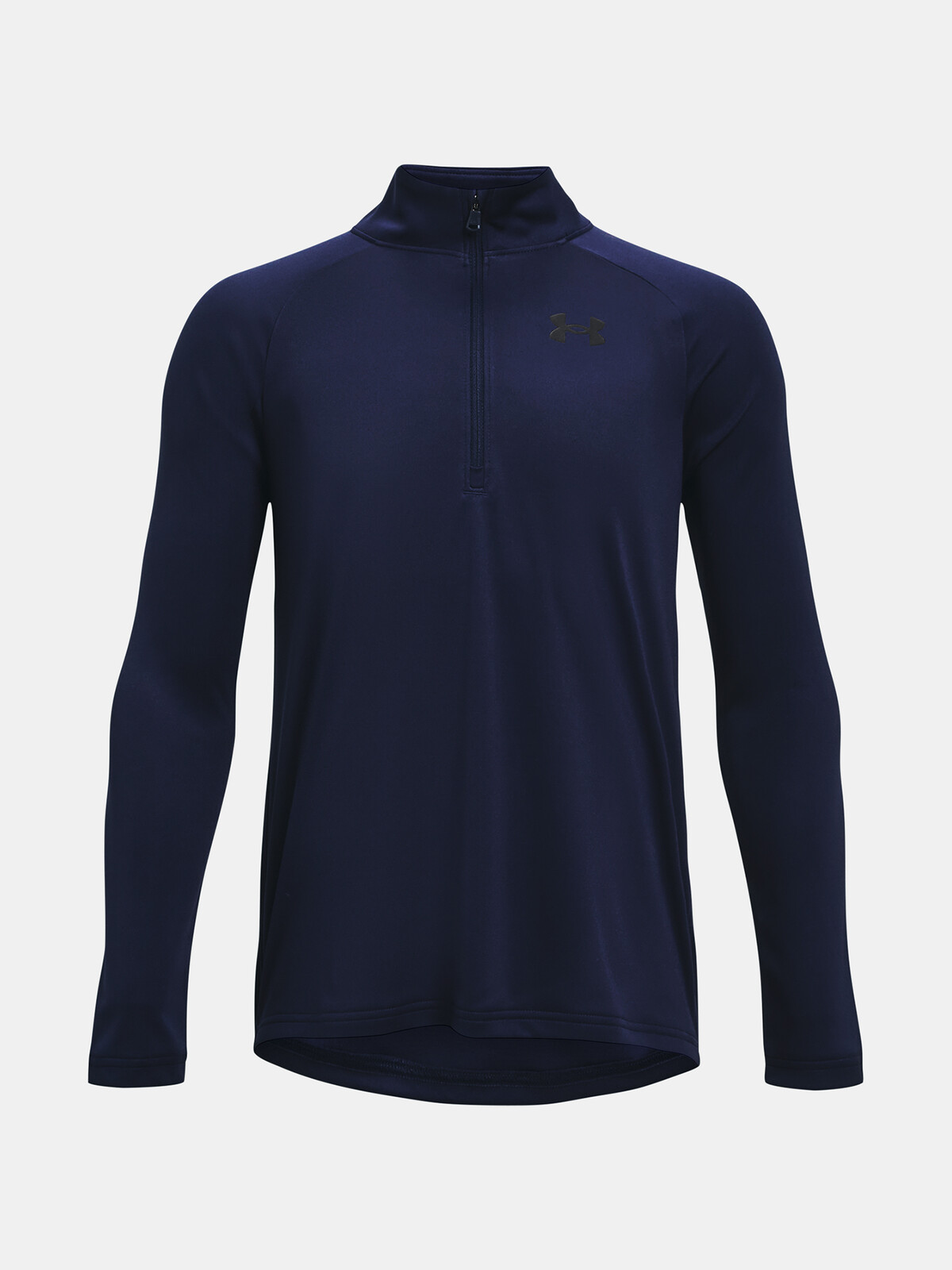 Boys' T-shirt Under Armour UA Tech 2.0 1/2 Zip-NVY - Boys