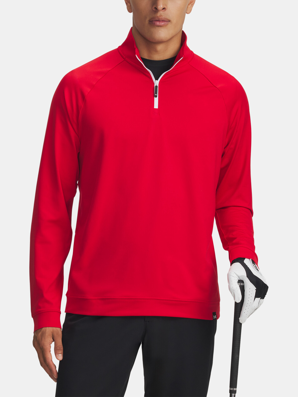 Men's sweatshirt Under Armour UA Midlayer QZ LB-RED - Men's