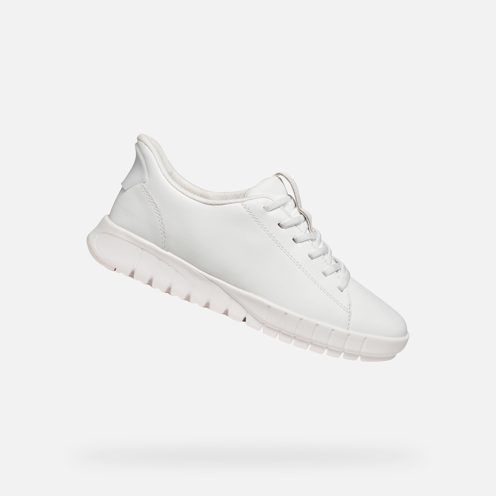 White women's sneakers Geox Flextride Plus - Women's