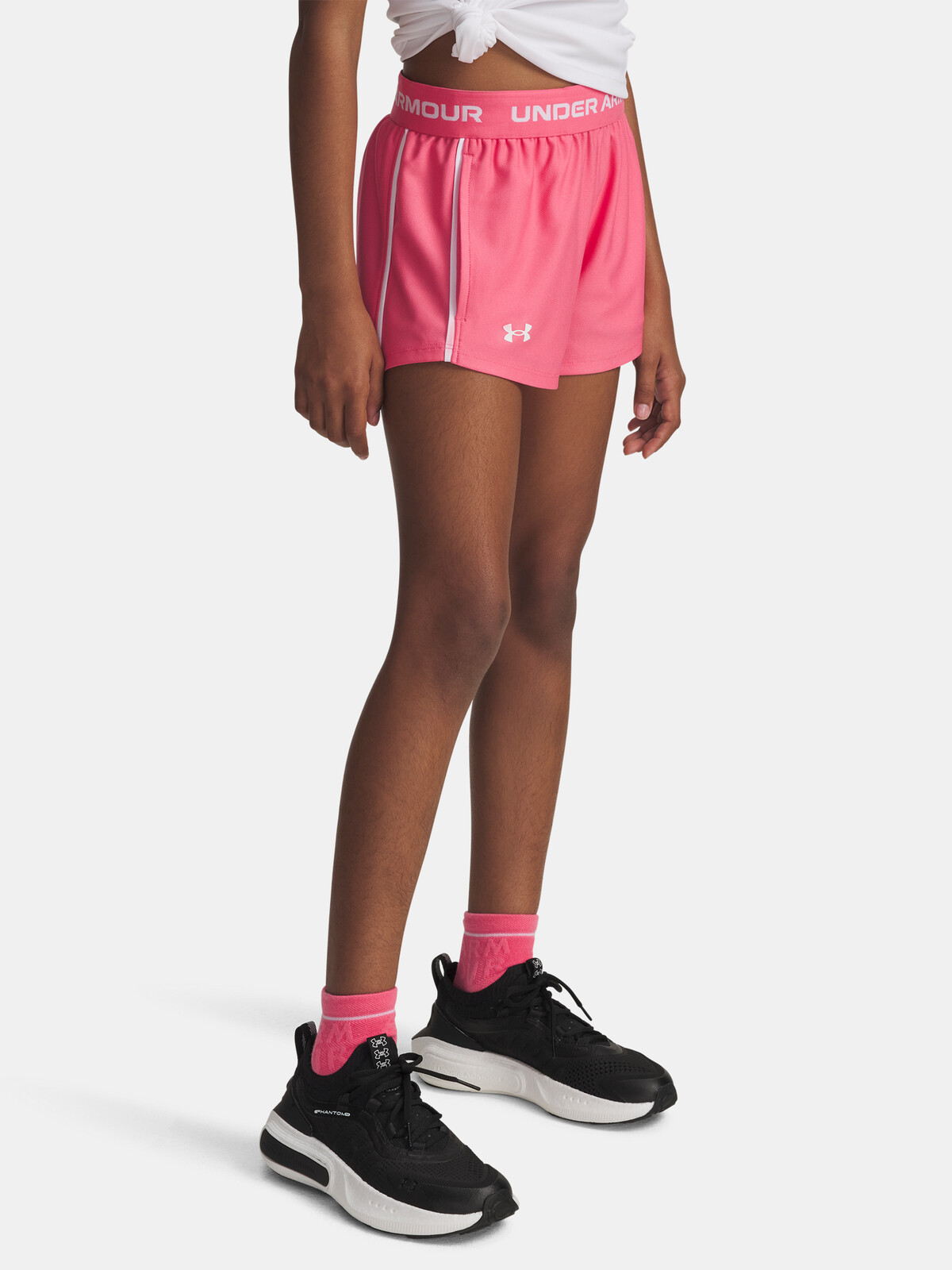 Girls' shorts Under Armour G Tech Play Up Short-PNK - Girls