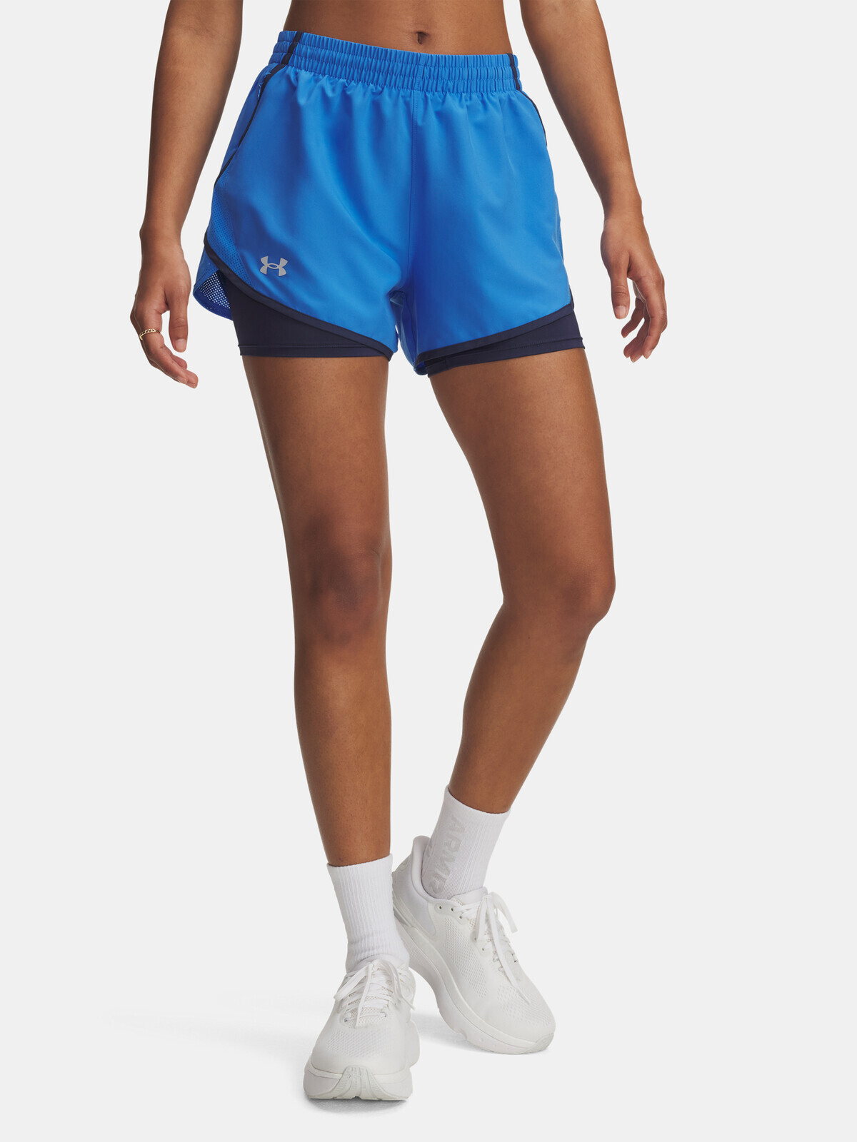 Women's shorts Under Armour UA Fly By 2-in-1 Shorts-BLU - Women's