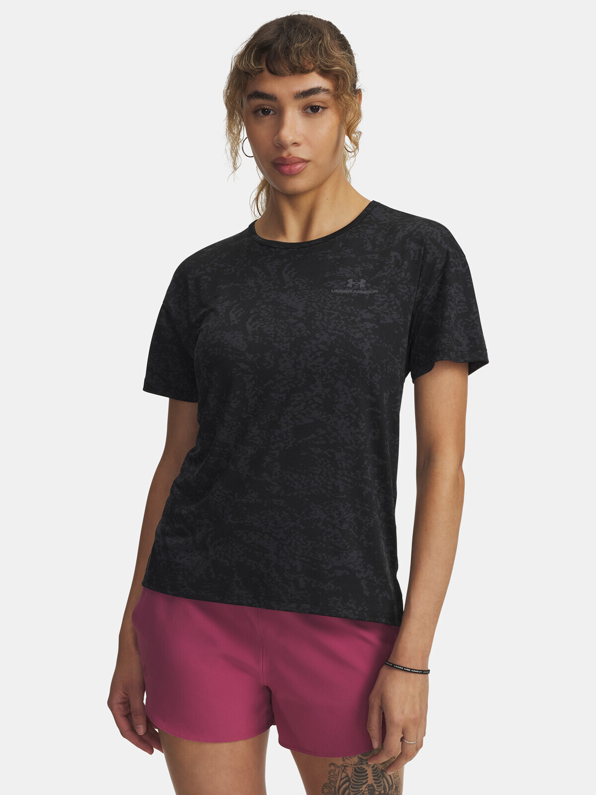 Women's T-shirt Under Armour Vanish Energy SS 2.0 Print-BLK - Women's