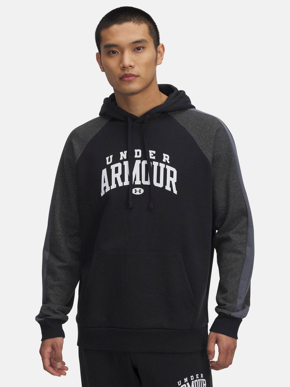 Men's sweatshirt Under Armour UA Rival Flc CB Hood-BLK - Men's