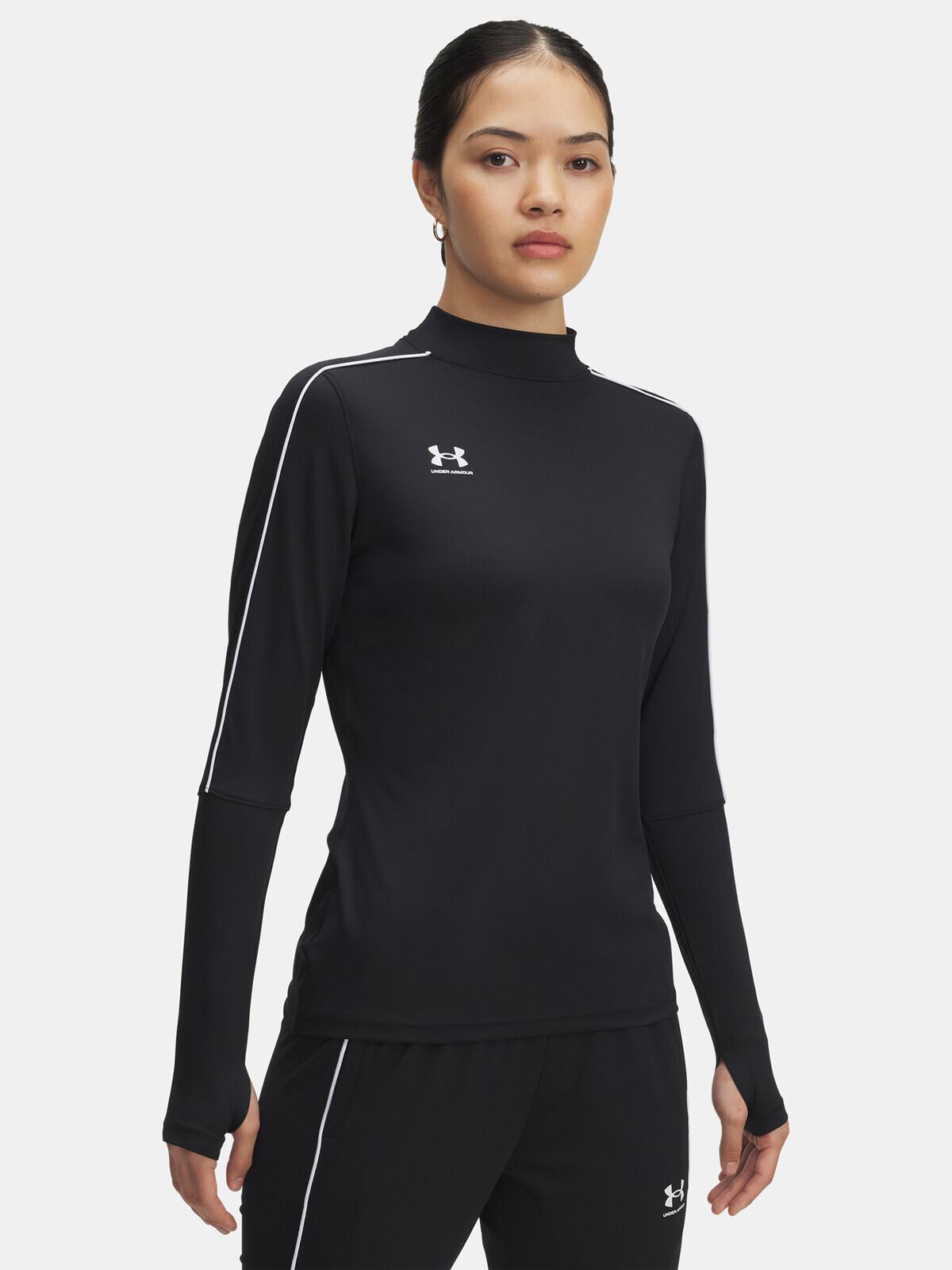 Women's sweatshirt Under Armour UA W Challenger Midlayer-BLK - Women's