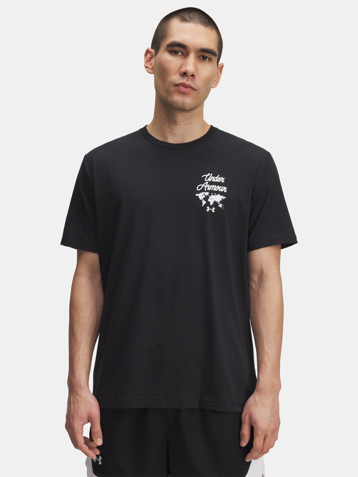 Men's T-shirt Under Armour UA 60/40S SPORTS WM SS-BLK - Men's