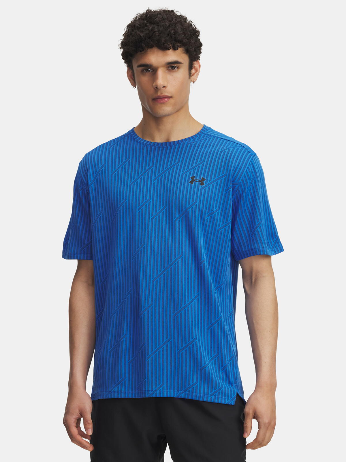 Men's T-shirt Under Armour UA Tech Vent Jacquard-BLU - Men