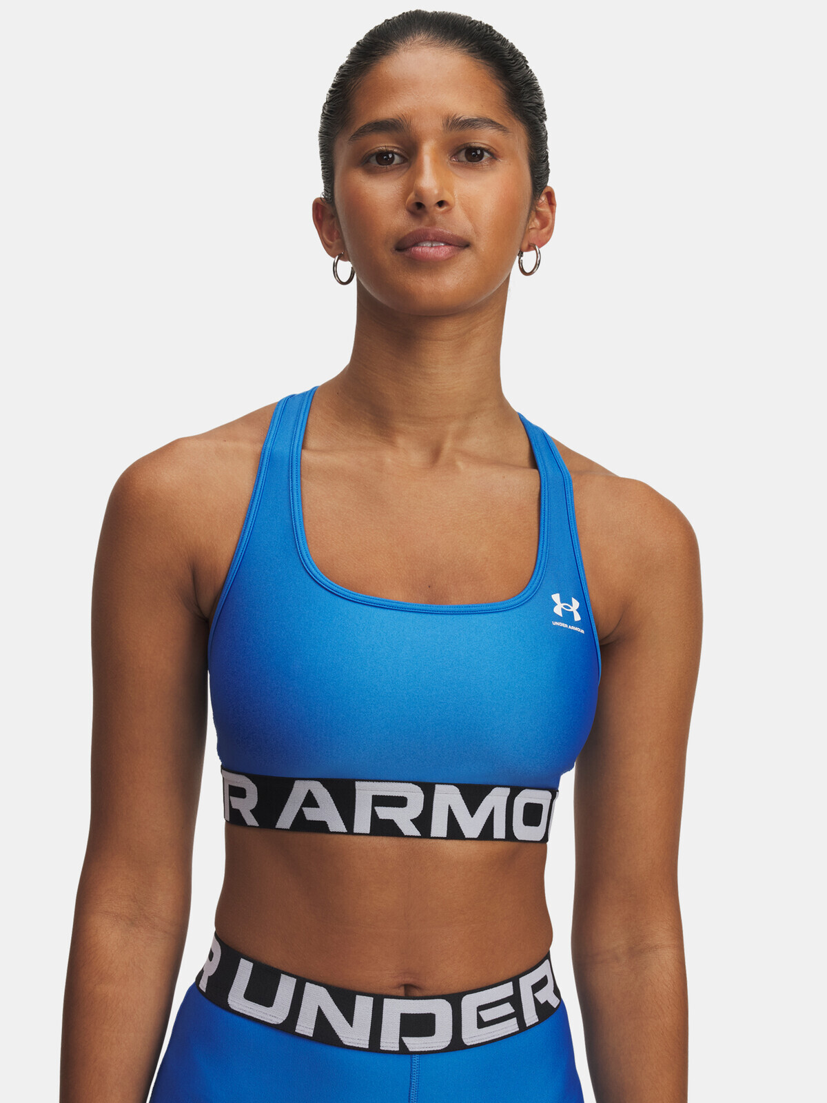 Women's bra Under Armour UA HG Mid Branded-BLU - Women's