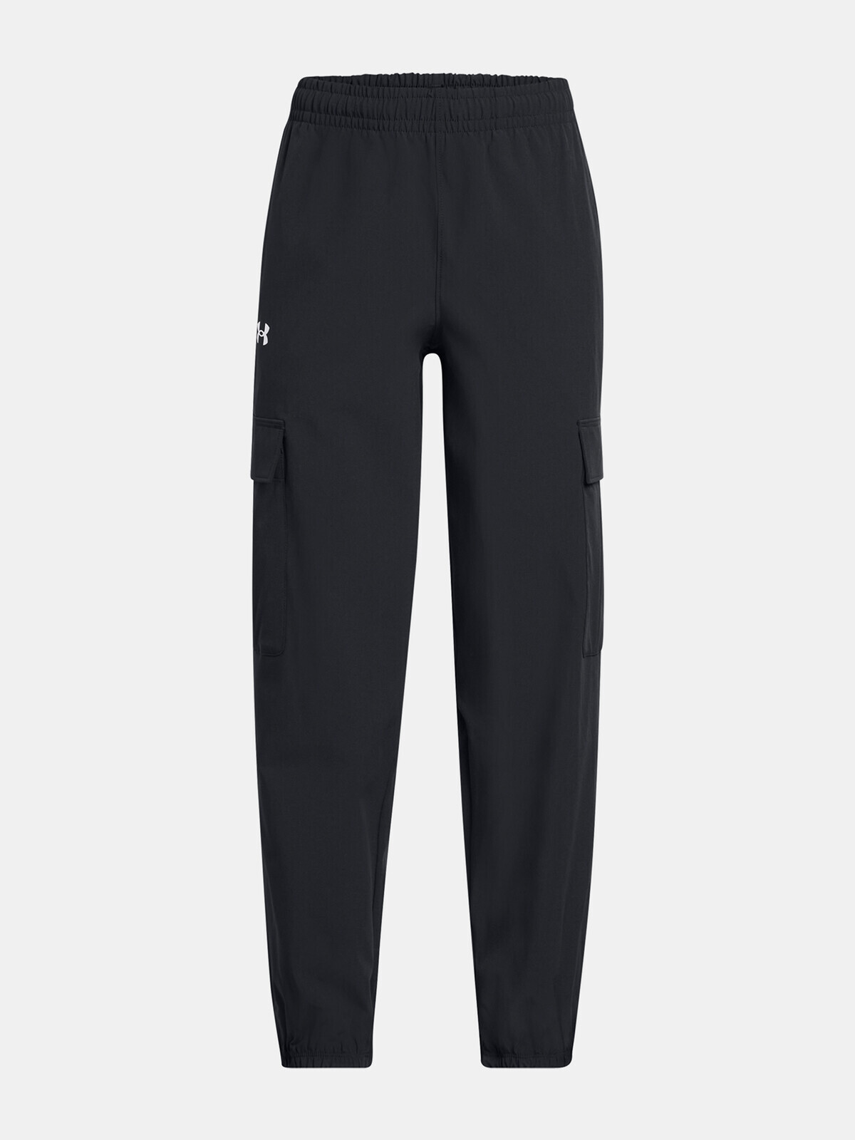 Girls' sports pants Under Armour UA Rival Woven Cargo Pants-BLK - Girls