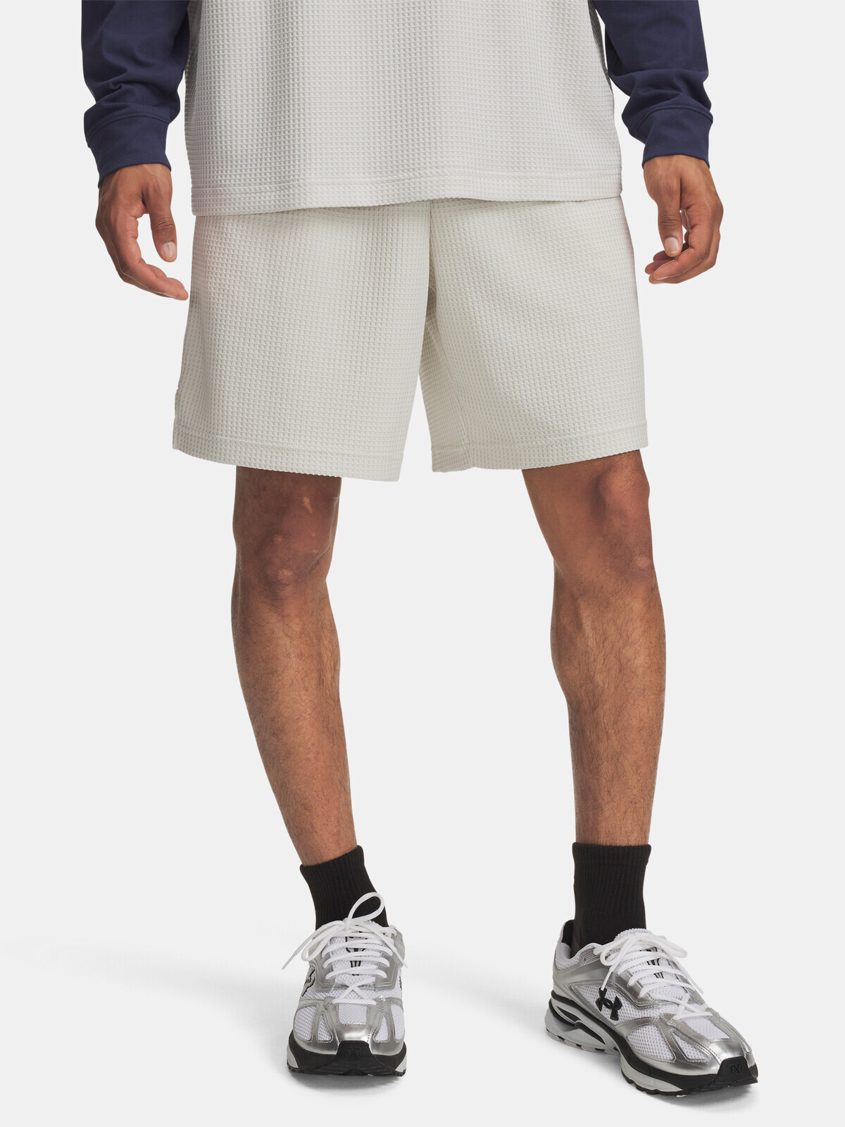 Men's shorts Under Armour UA Rival Waffle Short-WHT - Men's