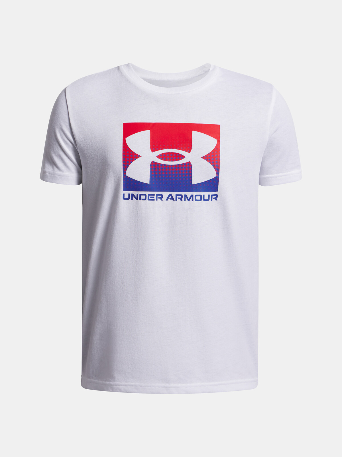Boys' T-shirt Under Armour UA B BOXED SPORTS UPDATE SS-WHT - Boys