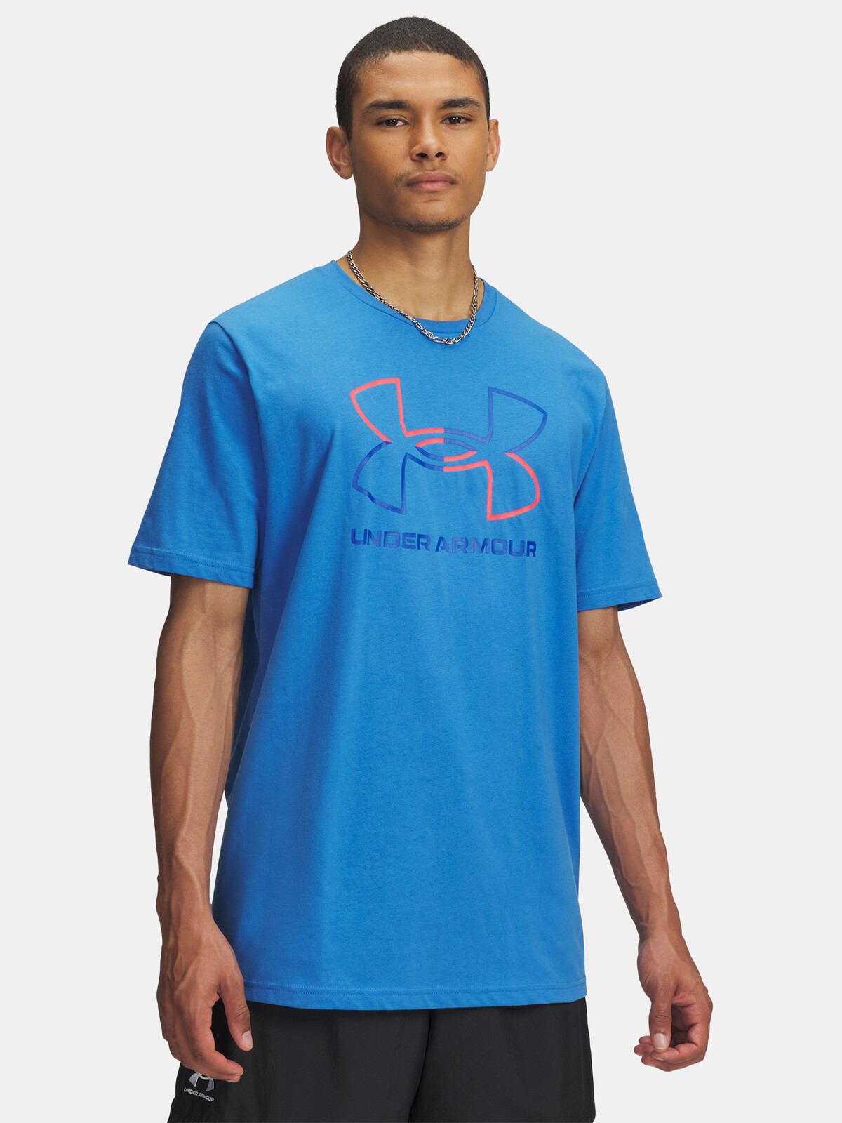 Men's T-shirt Under Armour UA GL FOUNDATION UPDATE SS-BLU - Men's