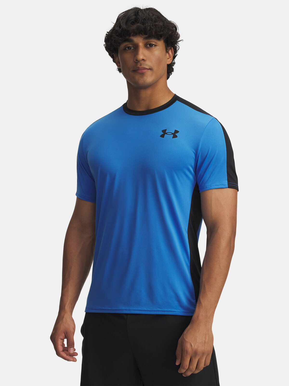 Men's T-shirt Under Armour UA HG Wordmark SS-BLU - Men's