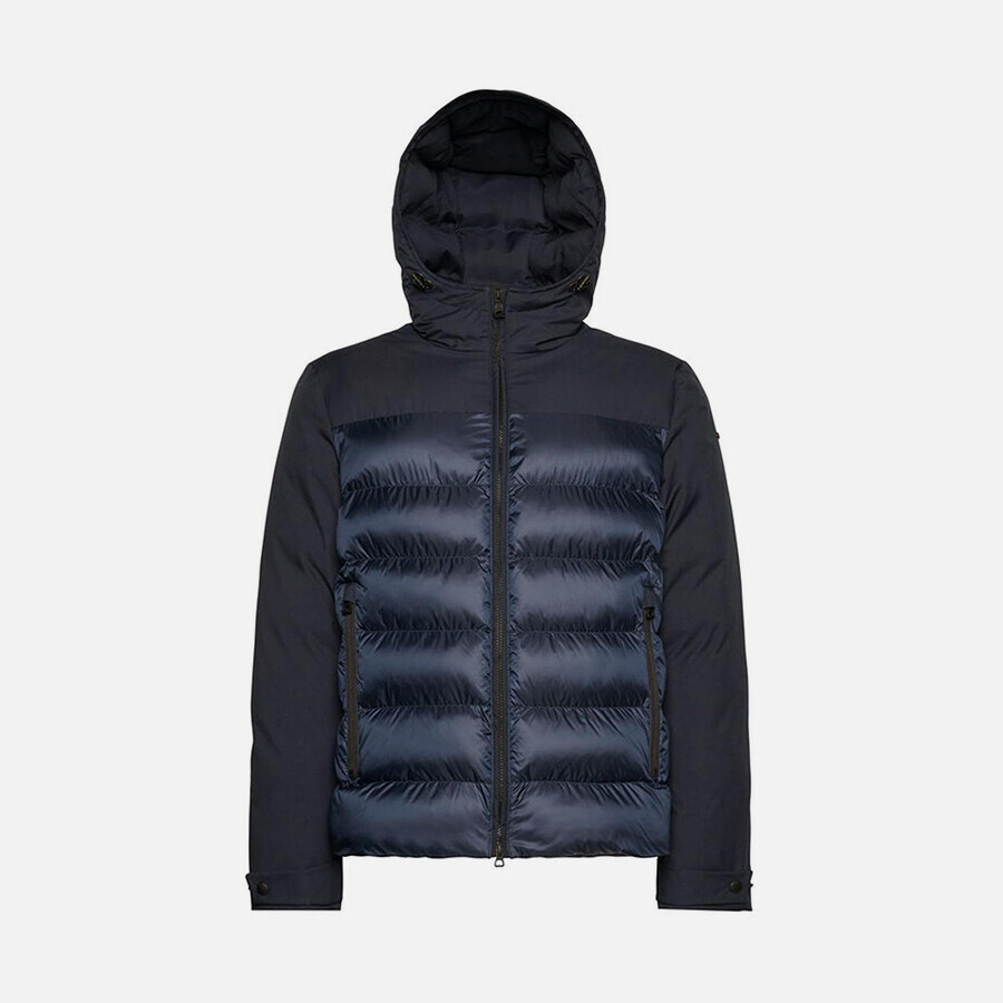 Blue men's jacket Geox Sapienza Hoojkt - Men