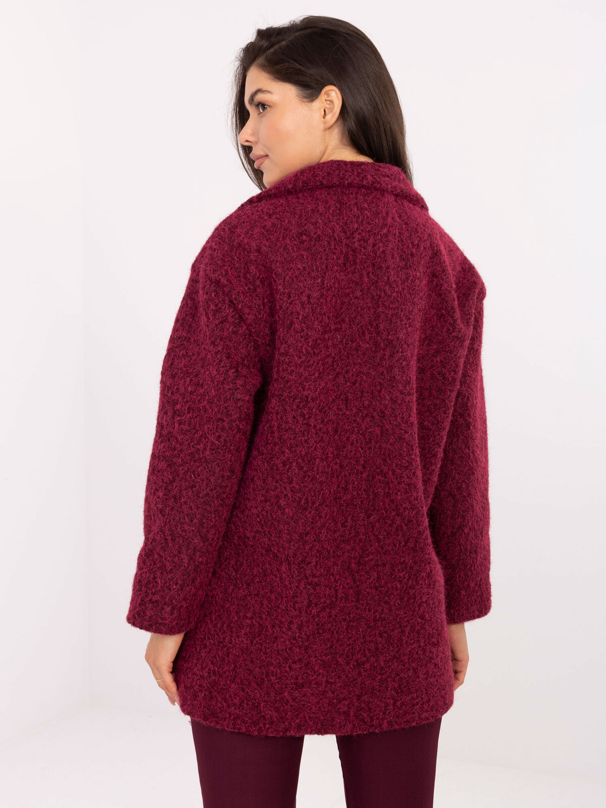 Coat IT-PL-96775.19P-burgundy
