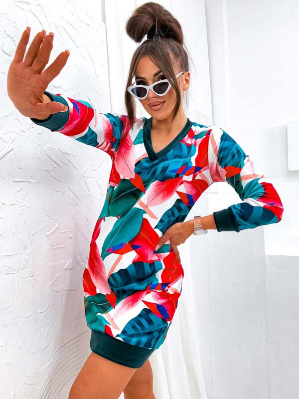 Resti Women's mini dress with original pattern