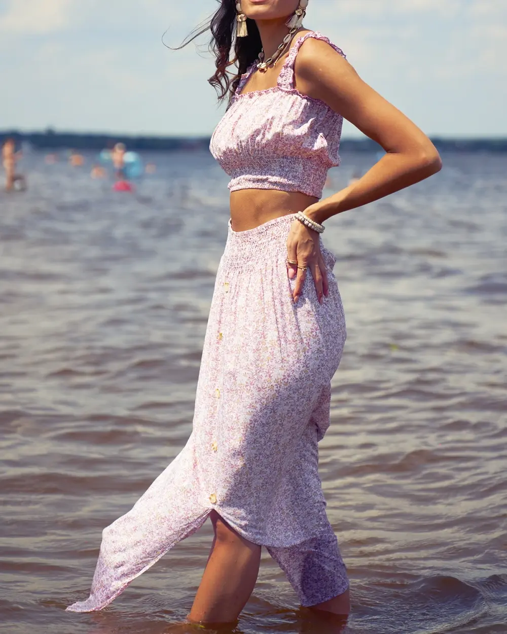 Resti Women's floral pink set