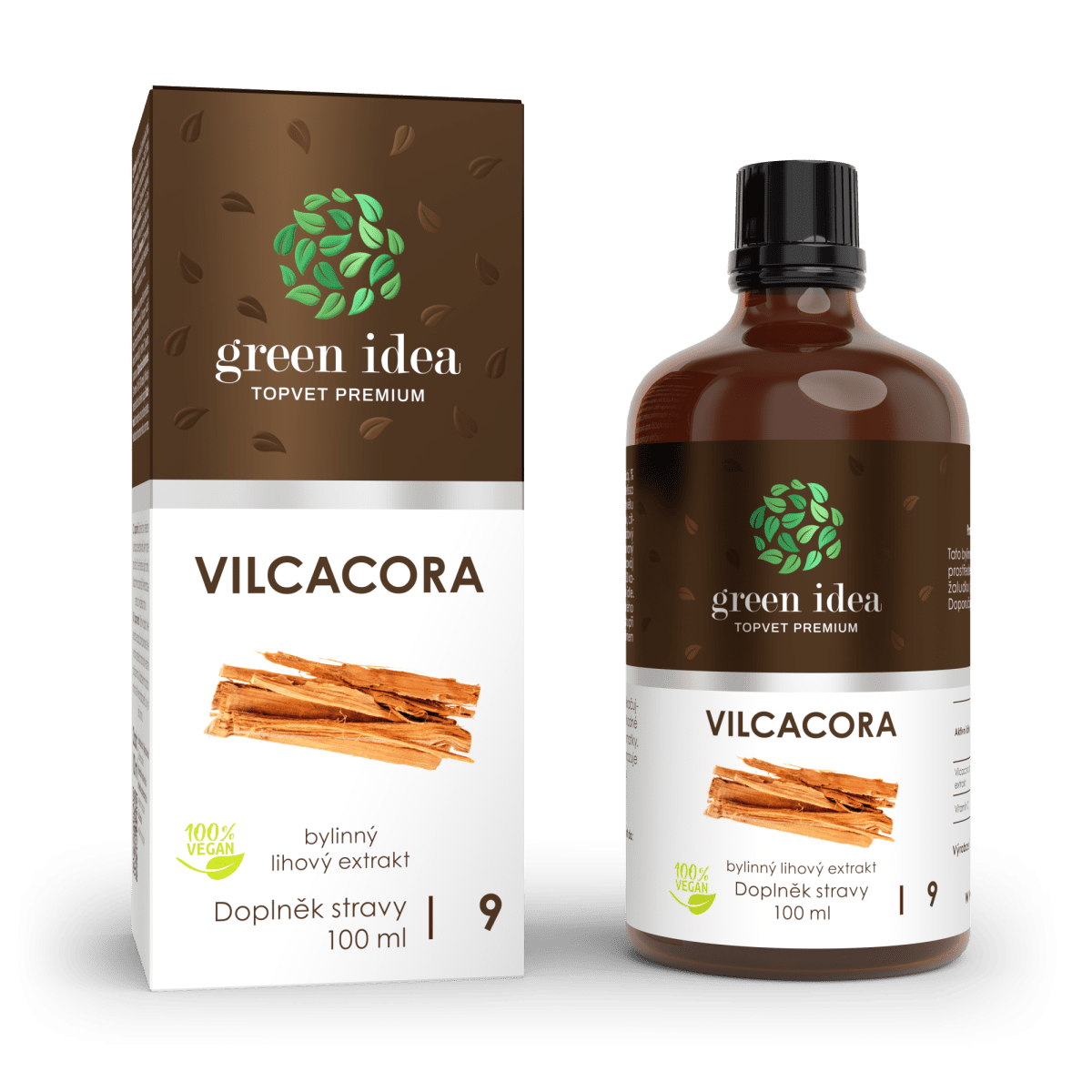 Vilcacora tinktúra - kvapky 100 ml - Green idea